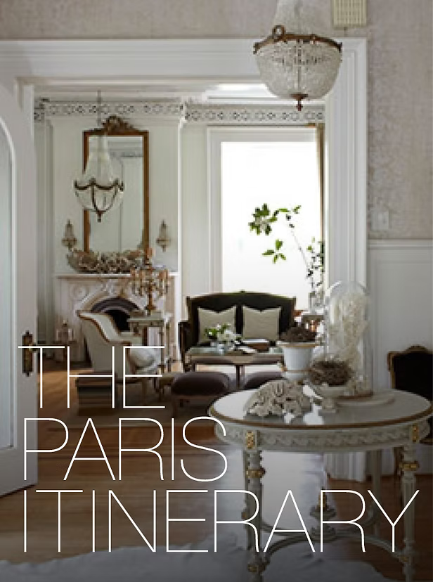 The PARIS ITINERARY – Euro Trash