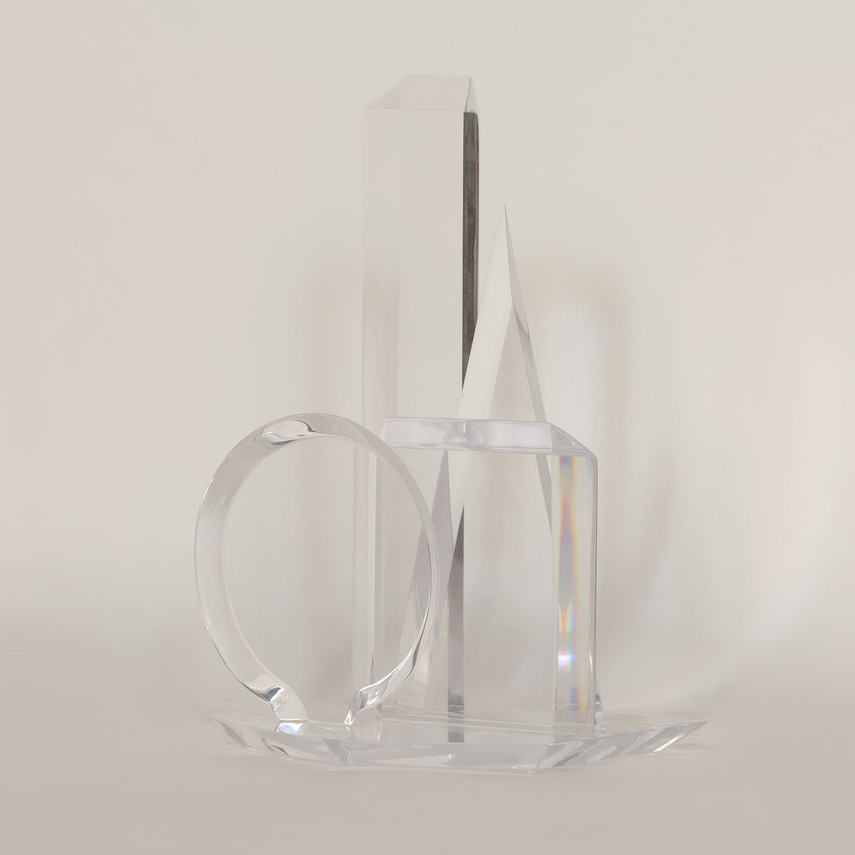 lucite sculpture